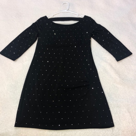 Express Dresses & Skirts - Express black mini dress with rhinestones
